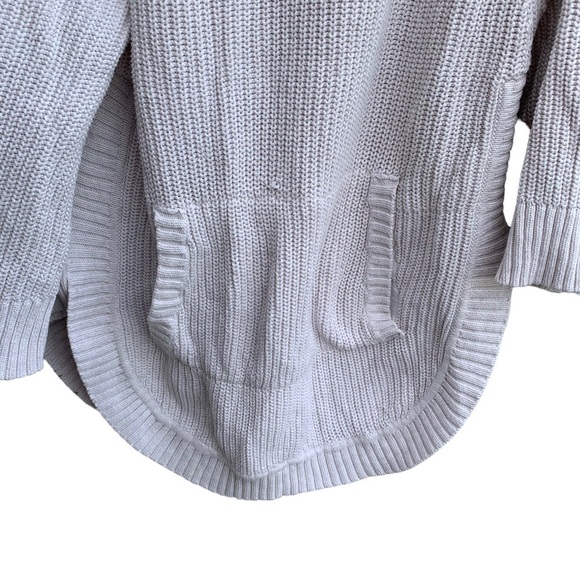 Ugg Raelynn Wool Blend Ribbed Turtleneck Poncho Sweater Women’s Size Medium - Picture 6 of 9